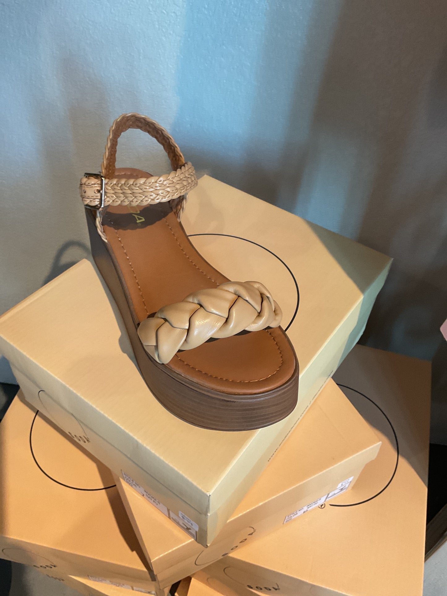 SD01 Soda Braided Platform Sandal
