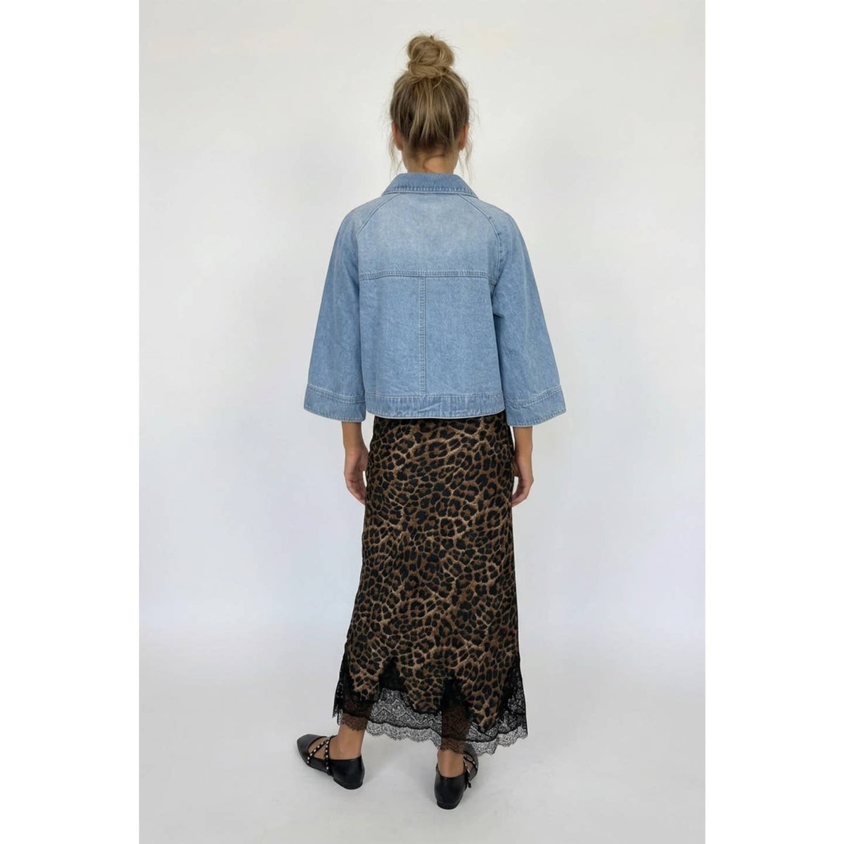 Denim Cape Jacket