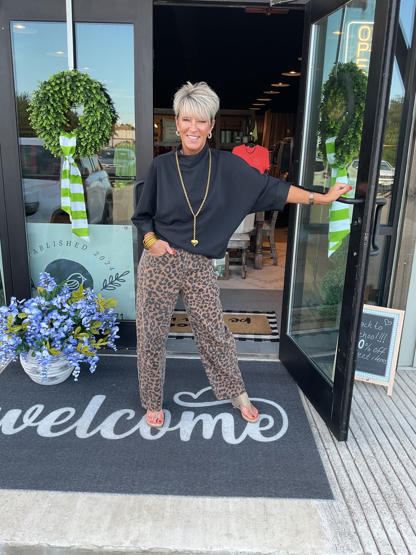 FT04 Modal Black Mock Neck 3/4 Sleeve Top