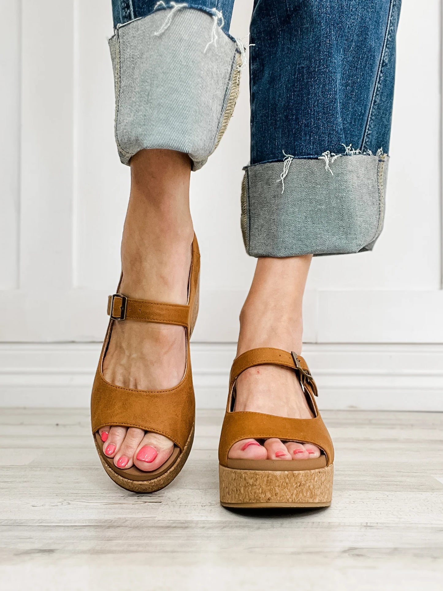 CK09 Corkys “MISS BEHAVIN” Sandals in Camel