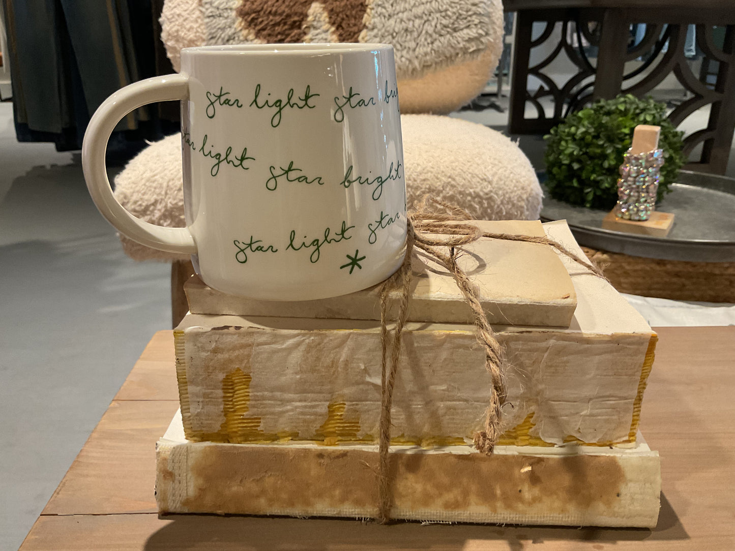 Holiday Stoneware Mug with Holiday Sayings