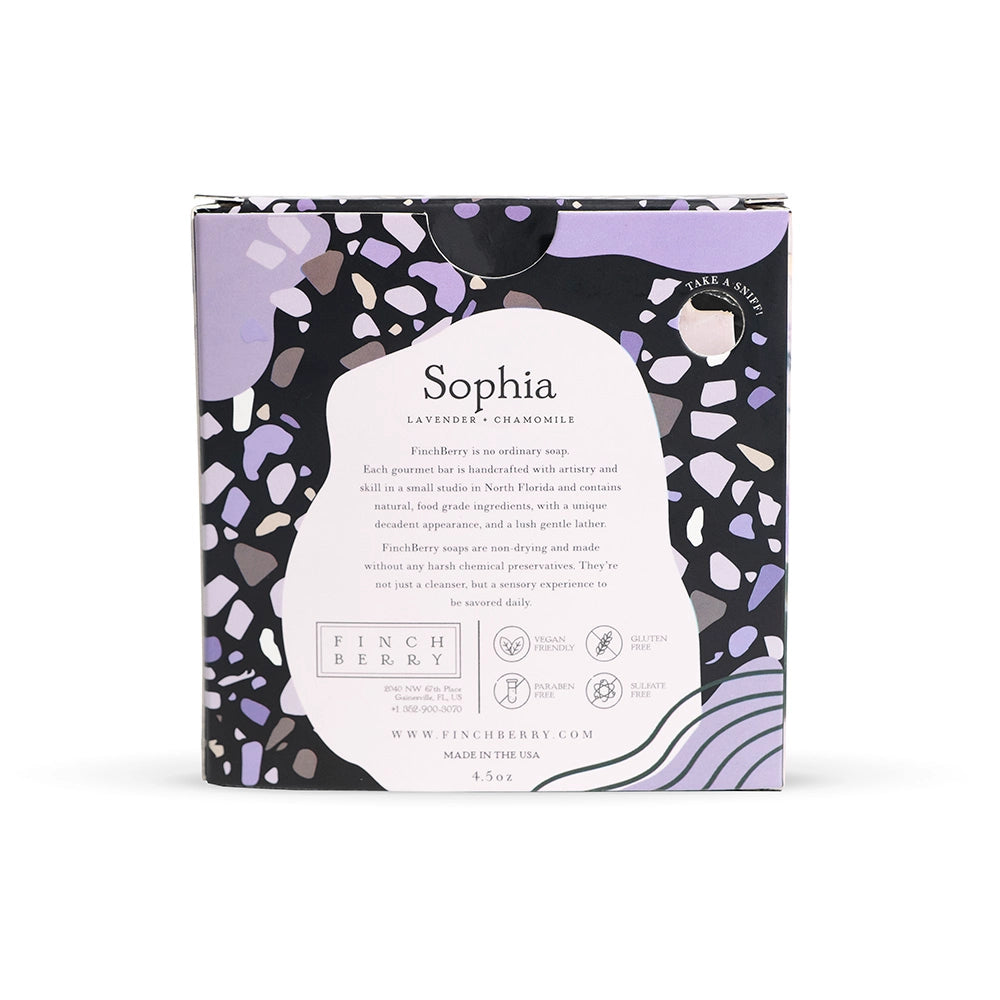 Sophia Soap Vegan-Friendly Gluten-Free Boxed Soap