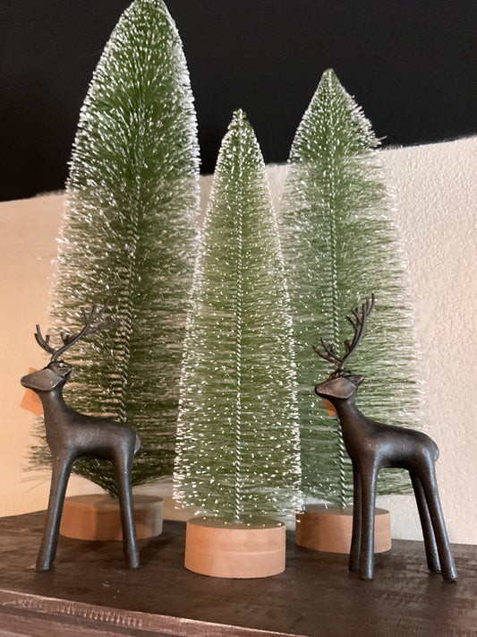 Cast Iron Standing Deer Large