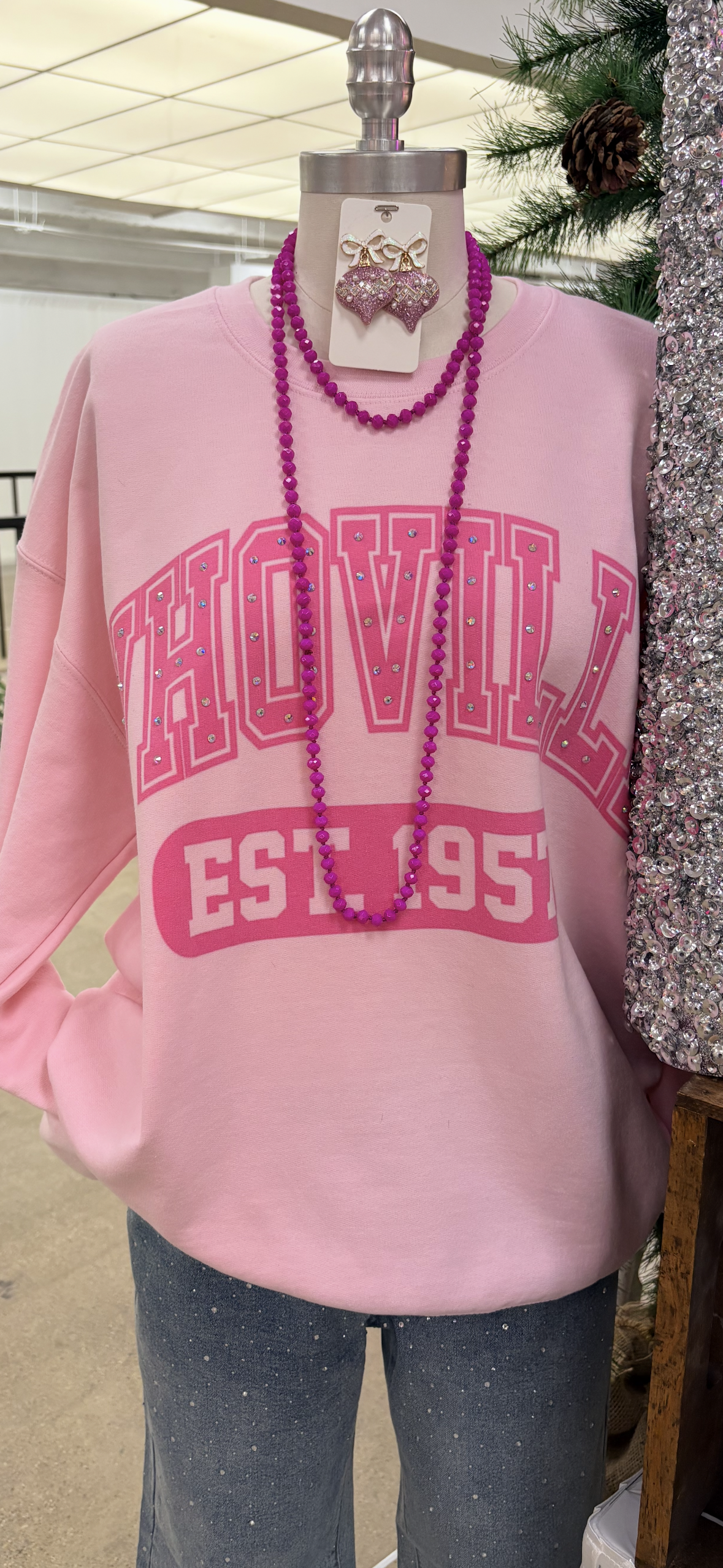 Whoville Crystal Embellished Sweatshirt