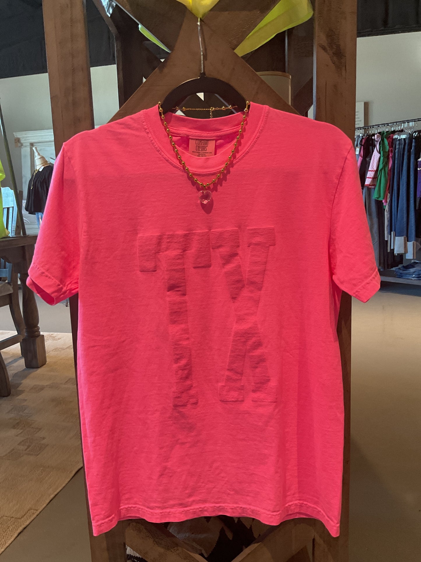 TL02 Neon Pink TX Tee