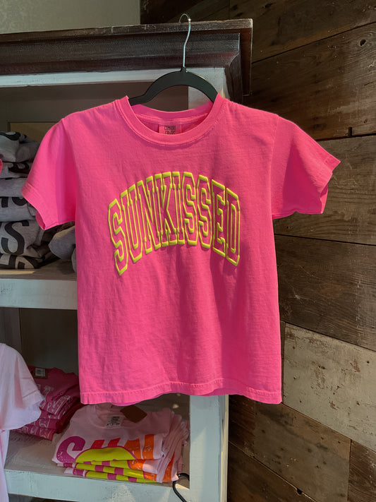 CP01 Neon Pink Sun-kissed Youth Tee