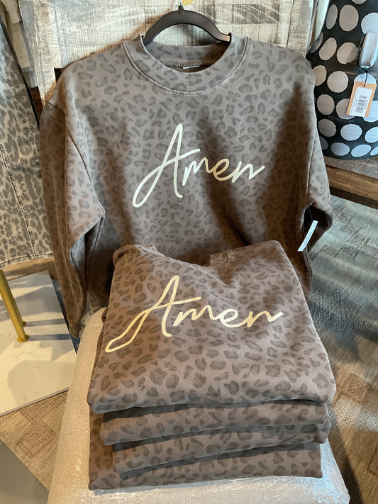 Amen Leopard Sweatshirt