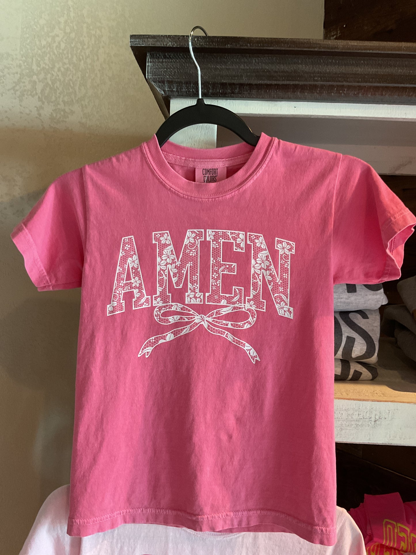 CP03 Youth AMEN lace Tee