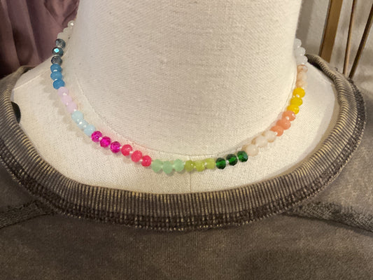 TJ02 Multi Gemstone Necklace