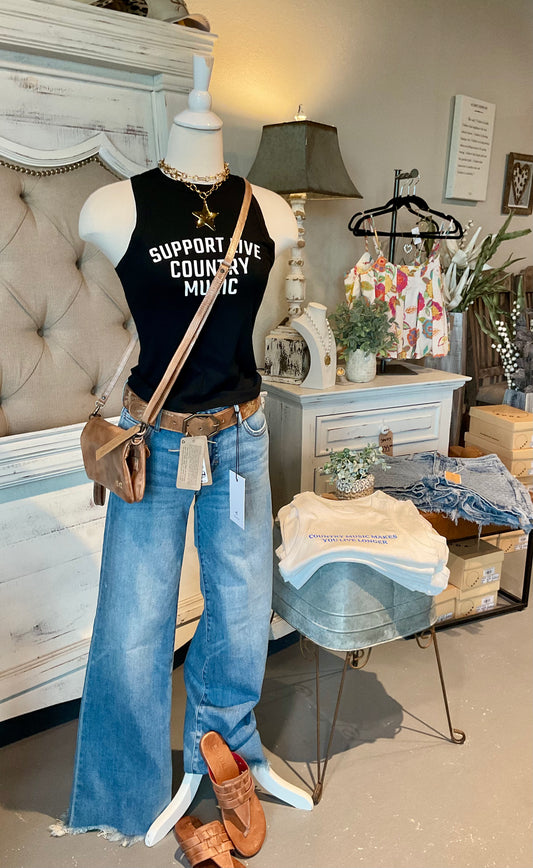 Support Live Country Music Tank Top