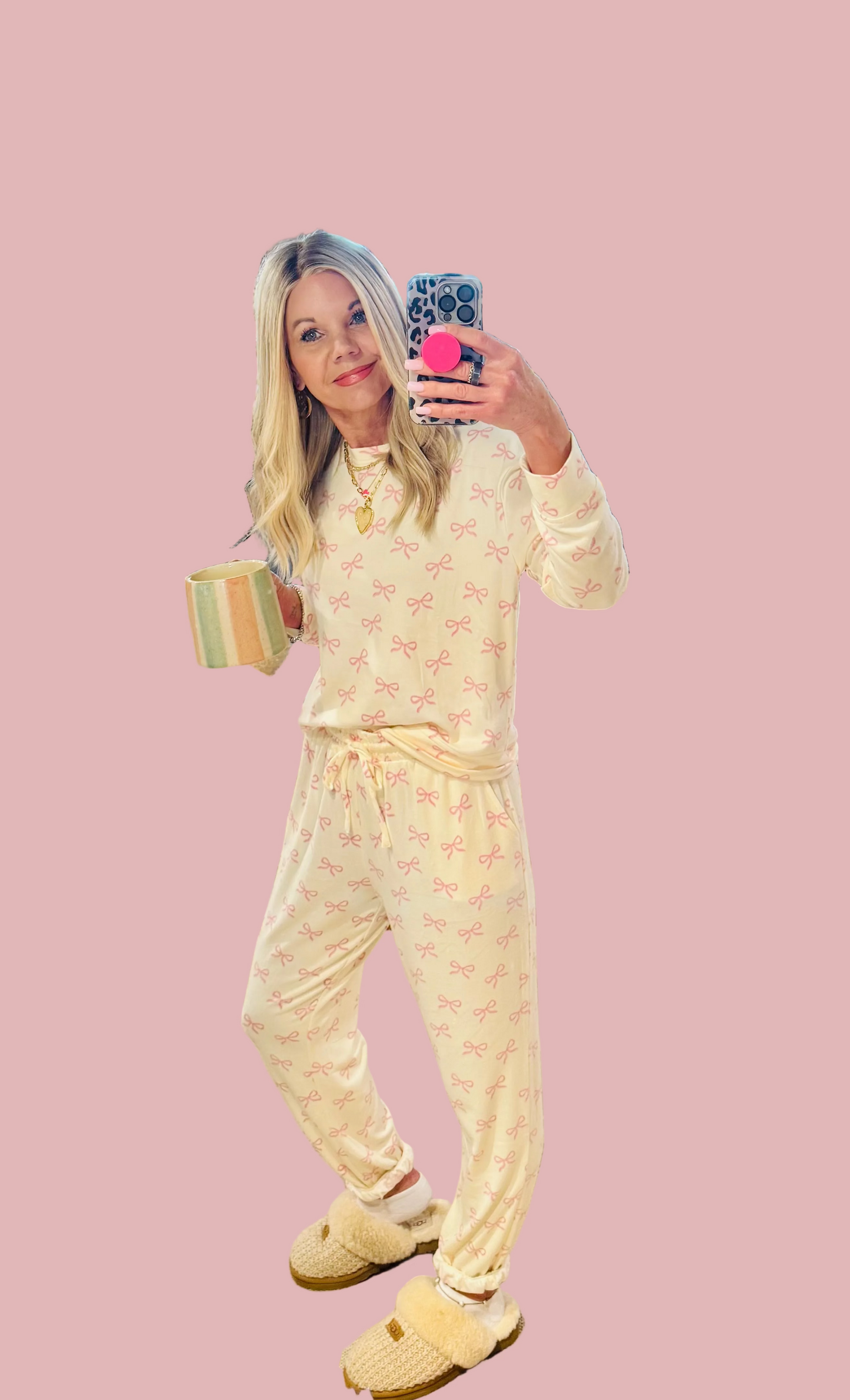 Bows Jogger Set by Mary Square