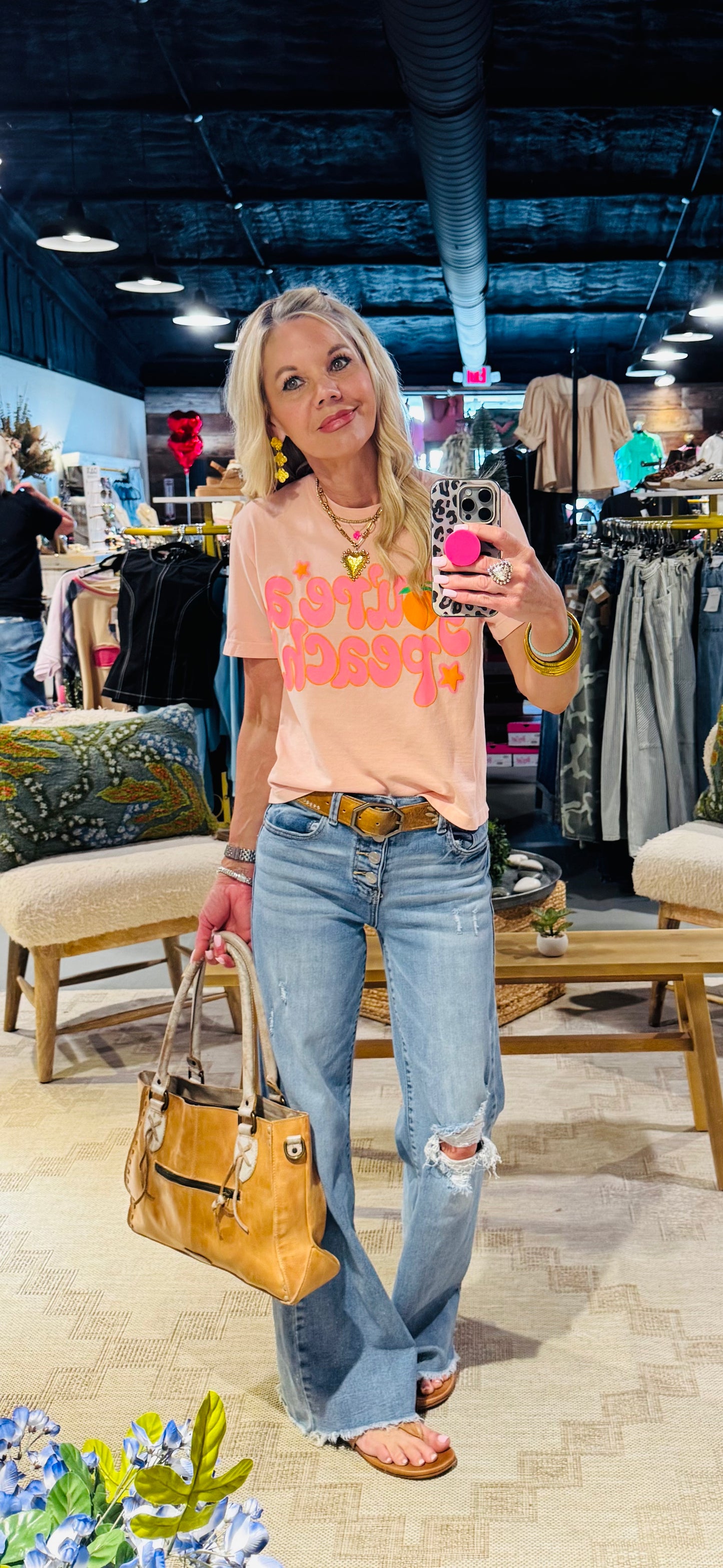 You’re a Peach Crop Tee