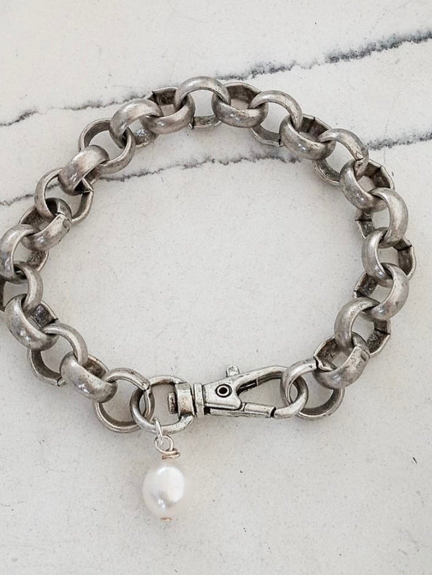 Pearl Rolo Bracelet
