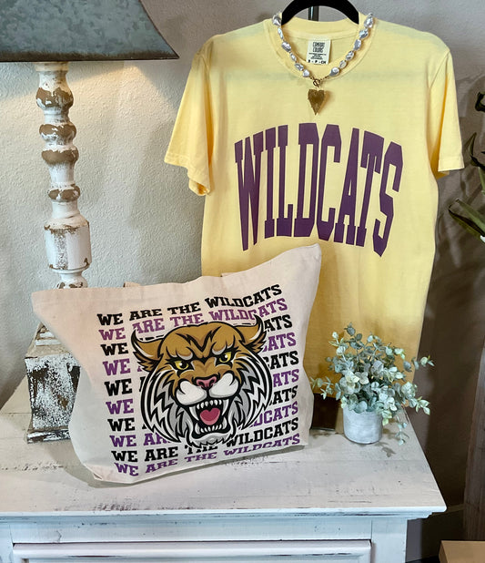 Yellow and Purple Wildcats T-Shirt