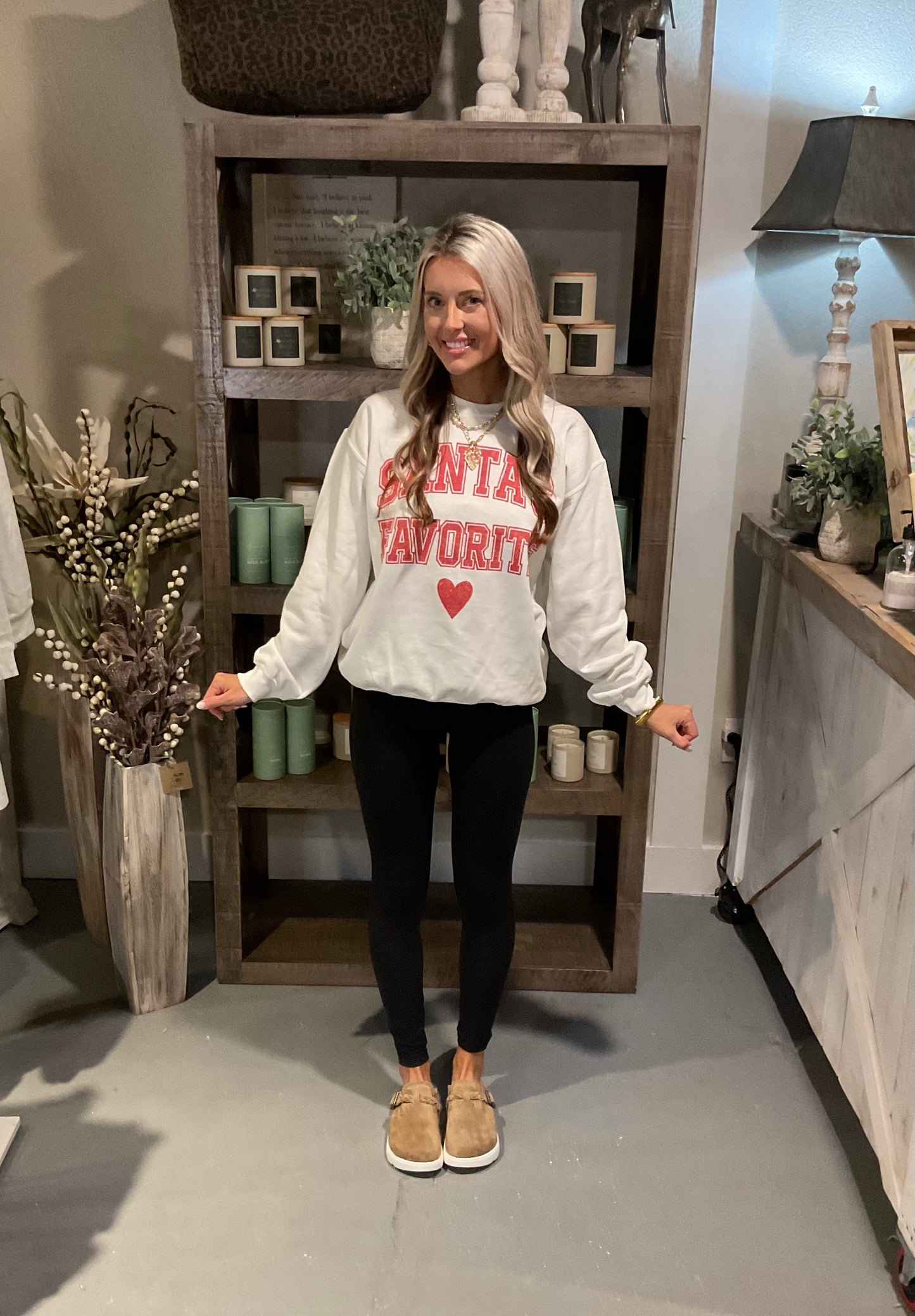Santa’s Favorite Oversized Sweatshirt