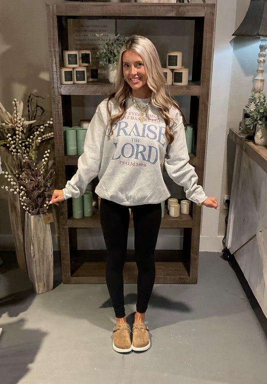 PL01 Praise The Lord Oversized Sweatshirt