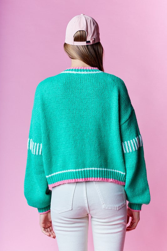 Geometric Knit Sweater