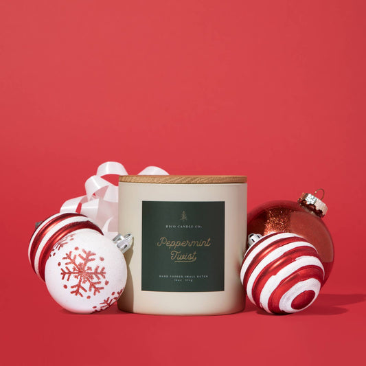 Hico Candle Co. 14oz Peppermint Twist