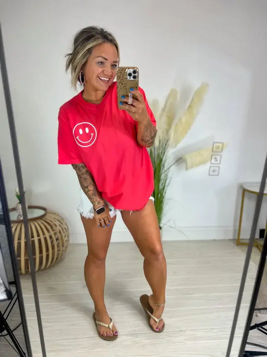 BD01 Paprika Smiley Tee
