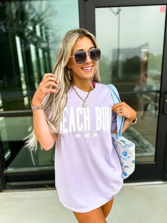 BD08 Lavender Beach Bum Tee