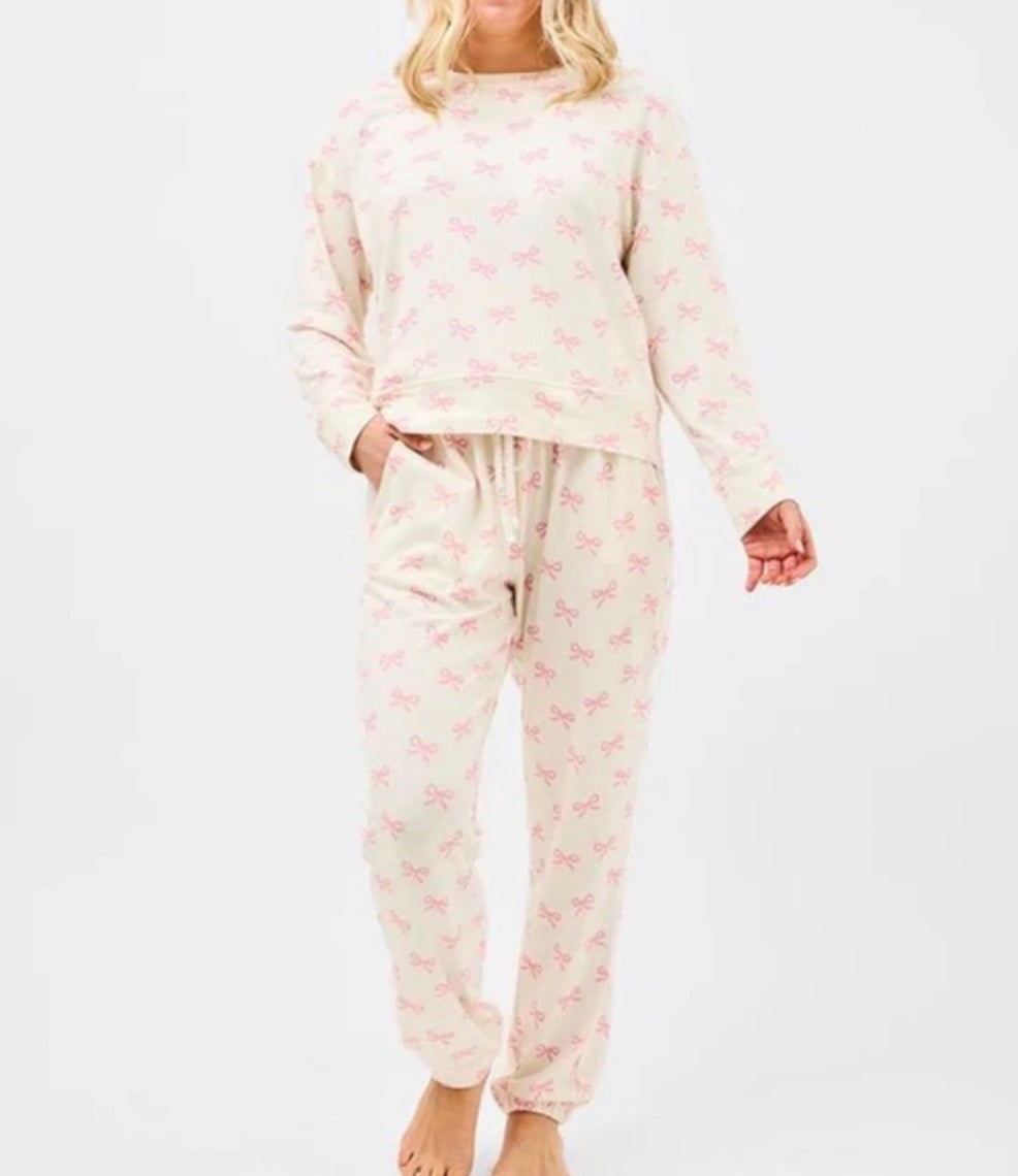 Bows Jogger Set by Mary Square
