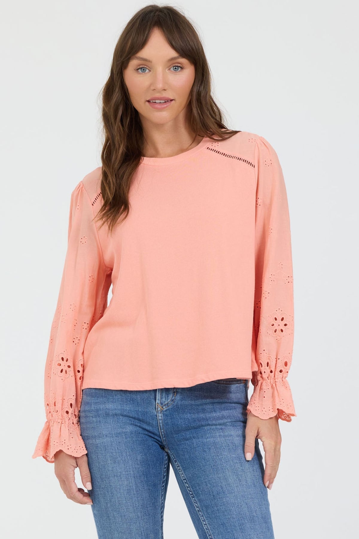 Lacey Eyelet Blouse