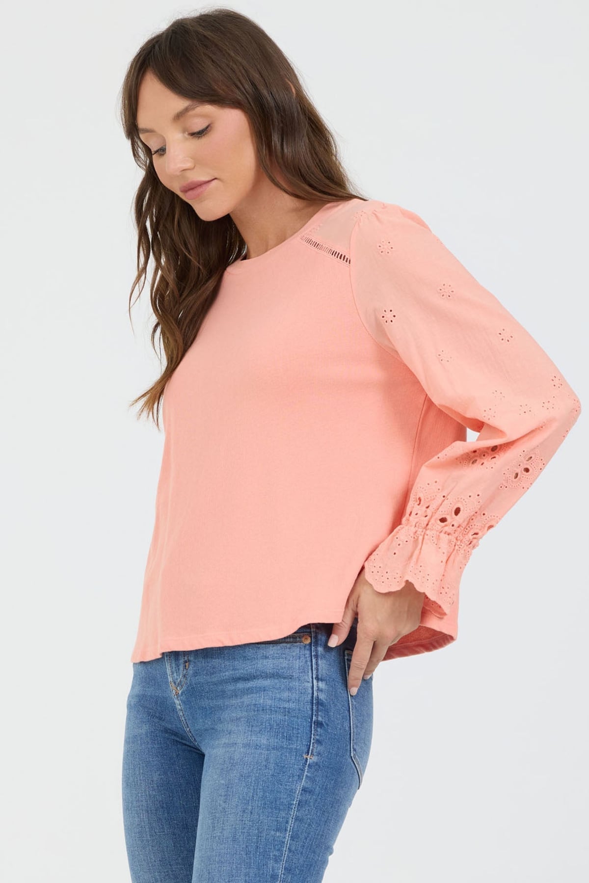 Lacey Eyelet Blouse