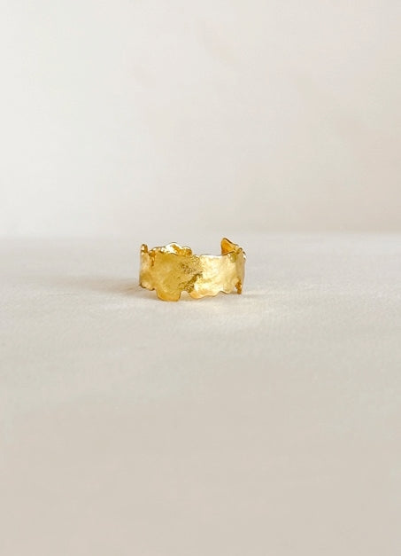 Adjustable Gold Plated Ring