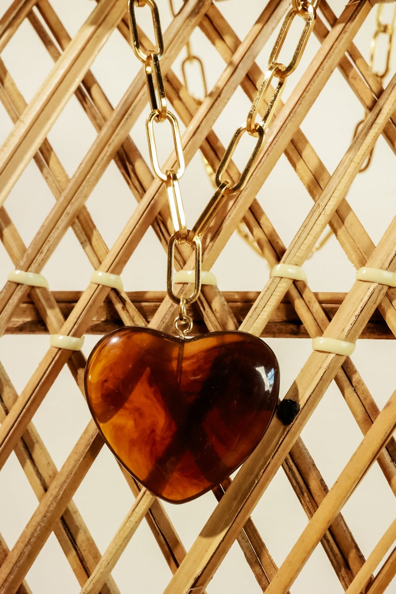 Wild Heart Necklace | Tortoise