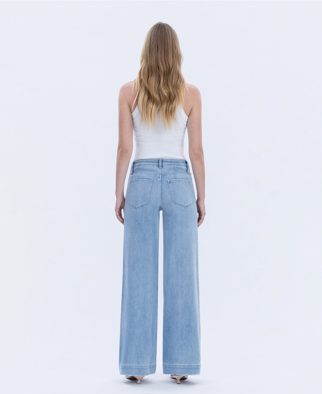 High Rise Wide Trouser Jeans