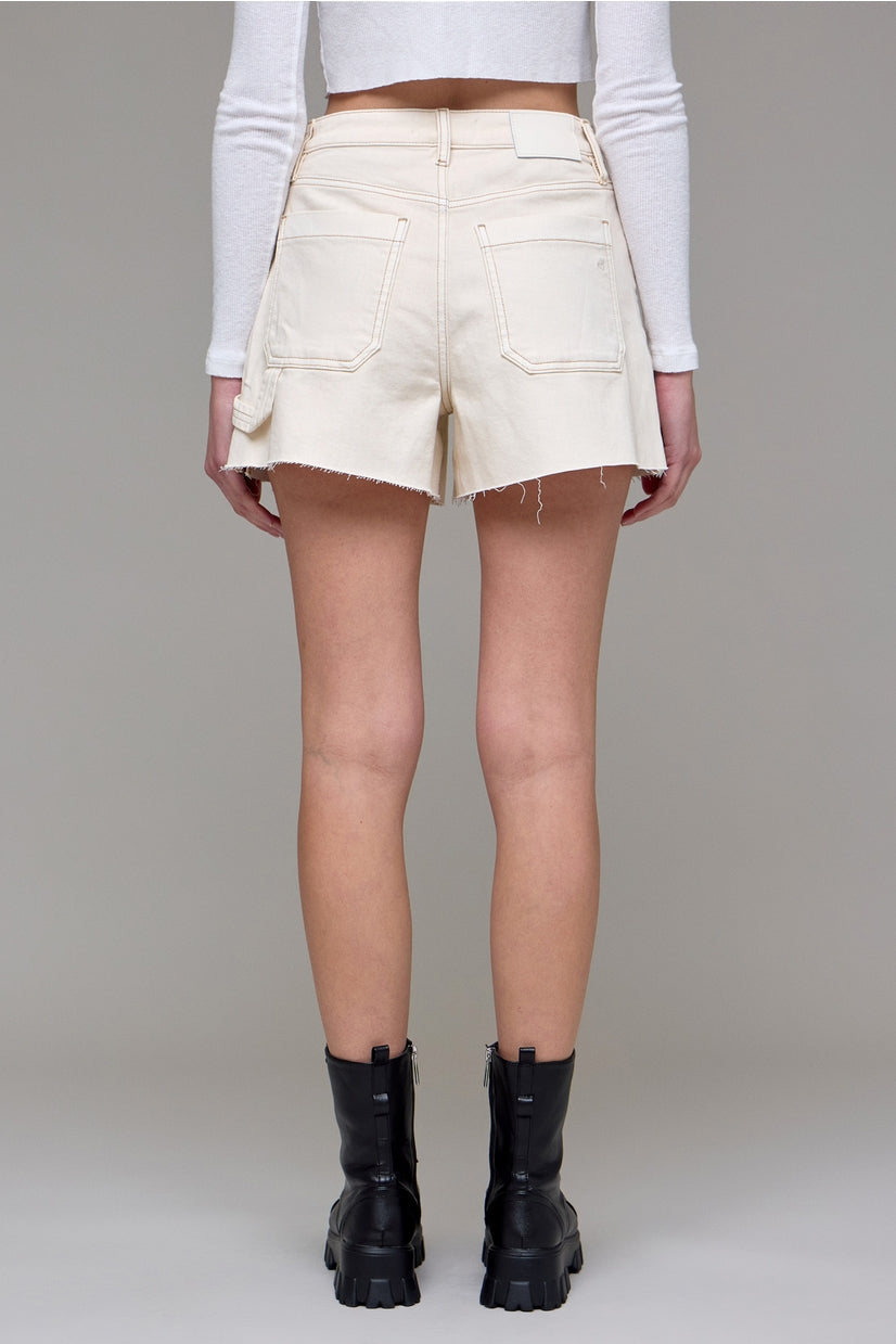 Ecru Wash Carpenter A Line Shorts