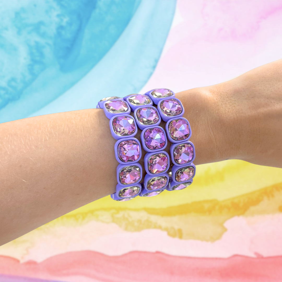 Frankie Bracelet in Purple