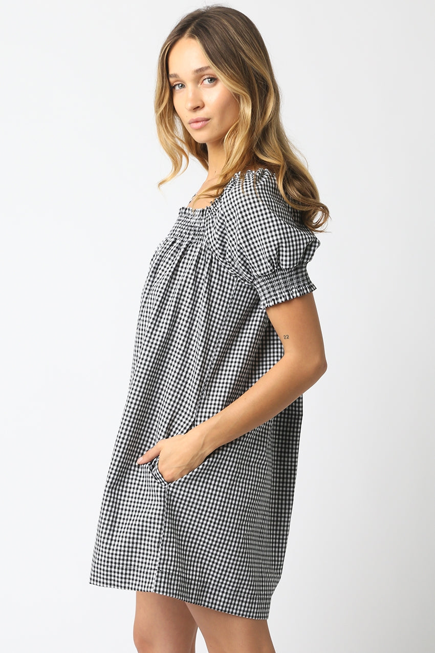 Black & White Gingham Dress