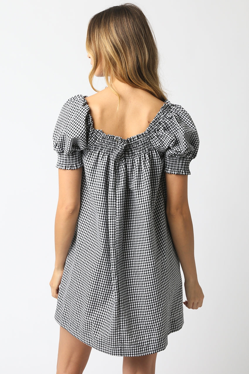 Black & White Gingham Dress