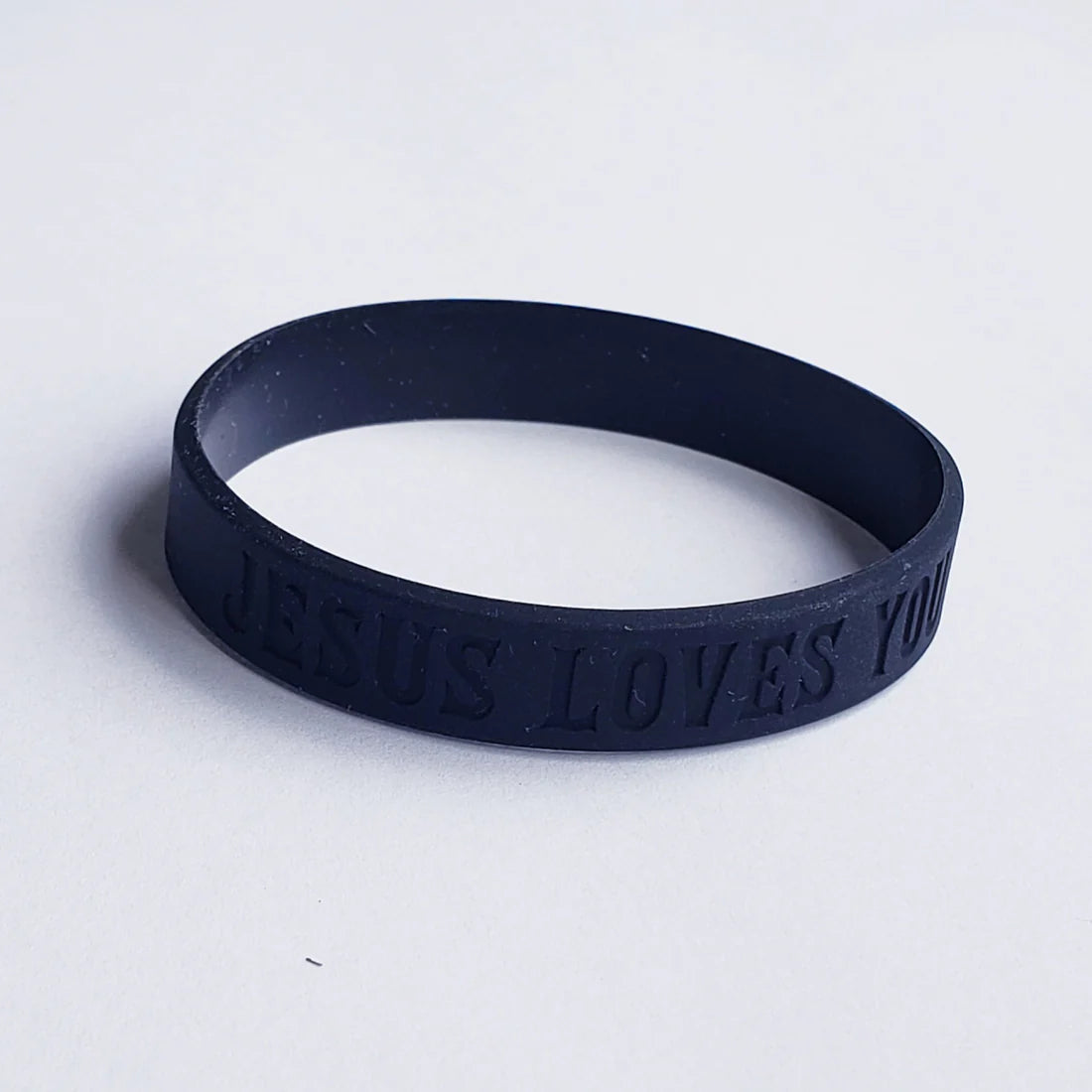 Jesus Loves you Rubber Bracelets