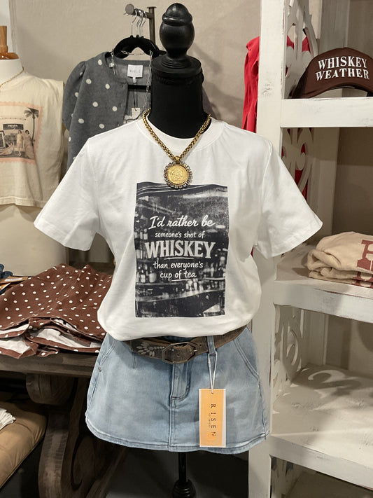 Whiskey Crop T-Shirt