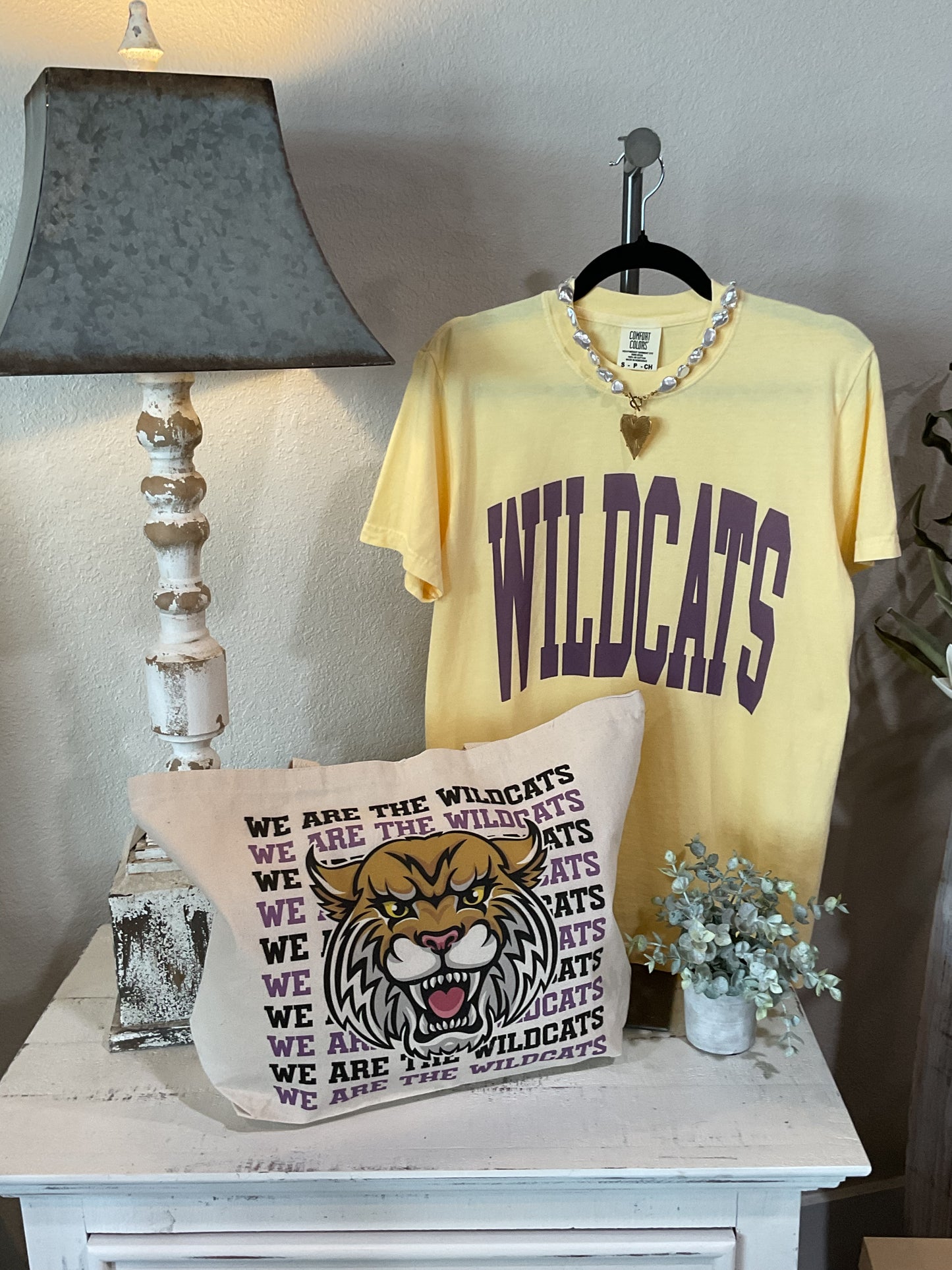 Yellow and Purple Wildcats T-Shirt