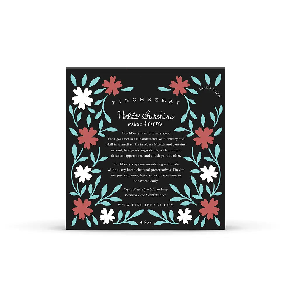 Hello Sunshine Artisan Handmade Vegan Boxed Soap