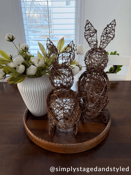 Woven LED Bunny sitters Large