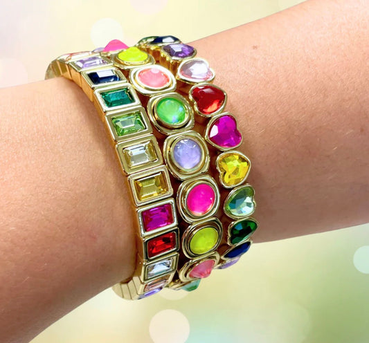Rainbow Dream rectangle bracelet