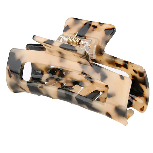 Leopard Hair Claw Clip
