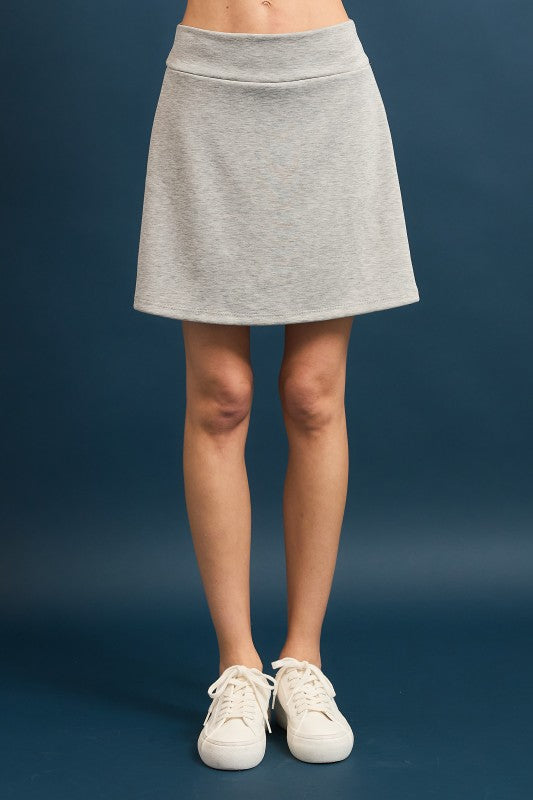 Buttery Soft Grey Skort