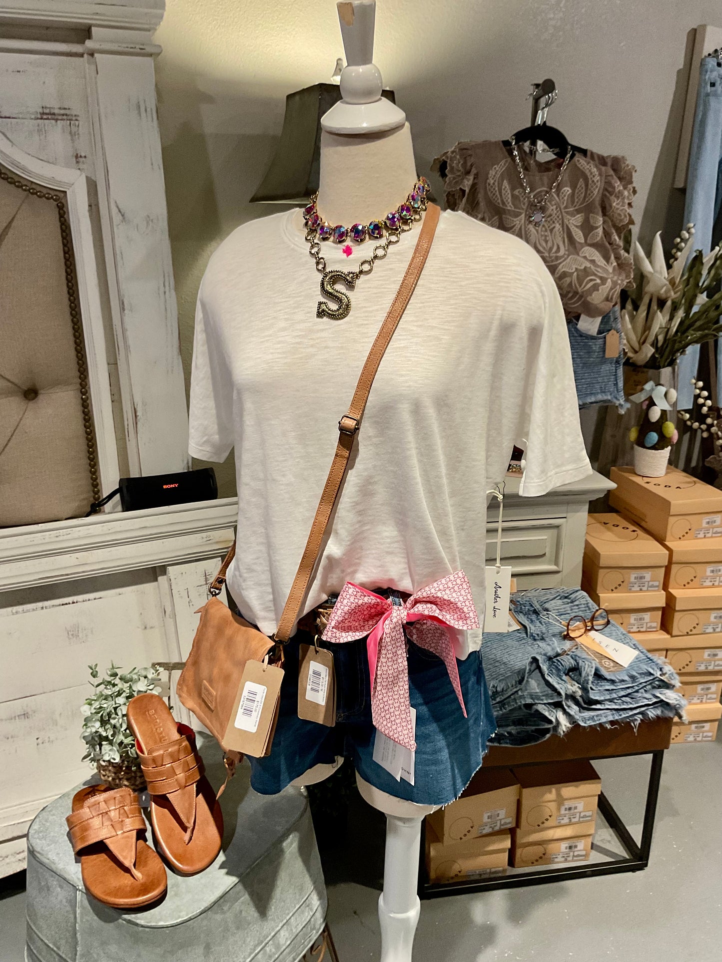 Skylar Top White