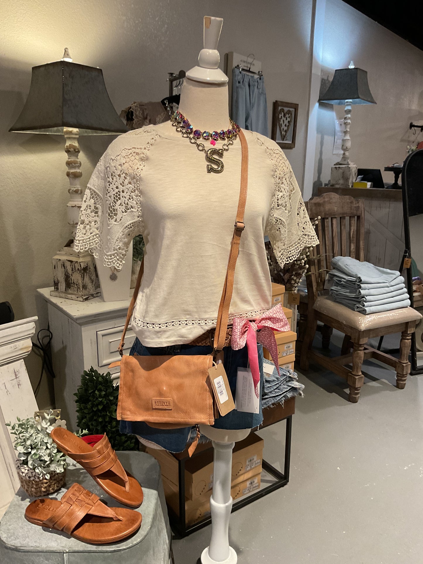 Delia Alabaster Top