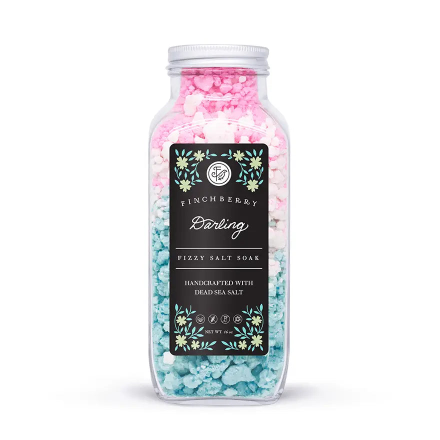 Darling Relaxing and Softening Fizzy Bath Salt Soak