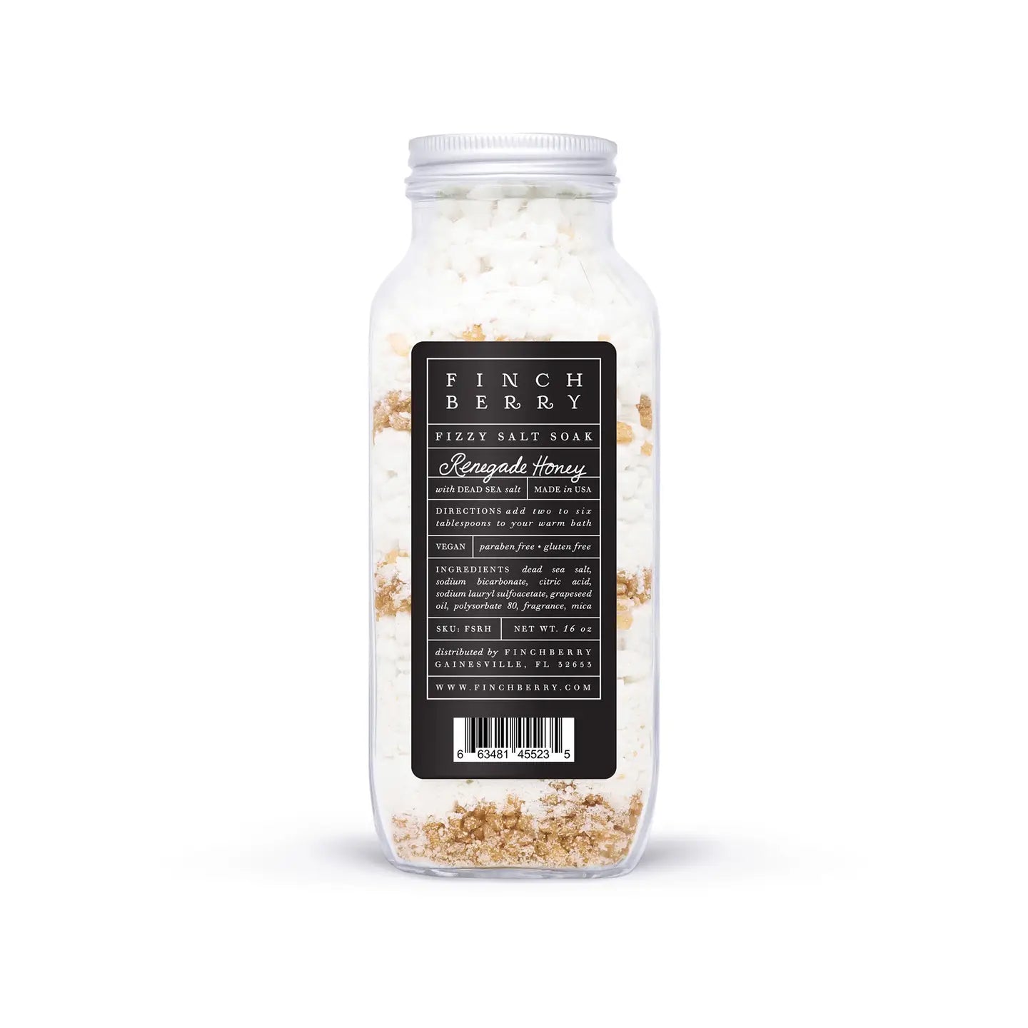 Renegade Honey Natural Fizzy Bath Salt Soak