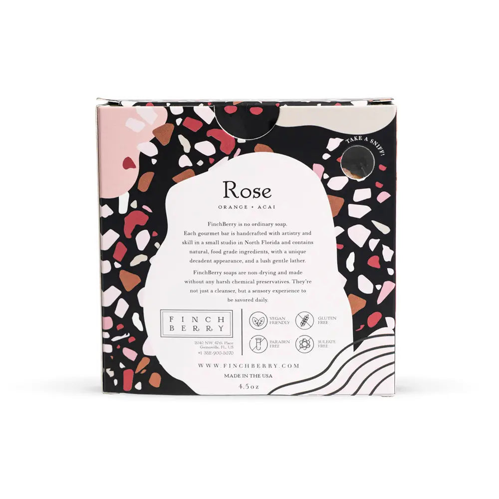 Rose Boxed Soap Bar